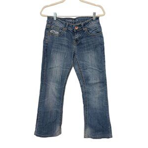 Cowgirl Tuff Co Bootcut Denim Jeans Womens 28 Blue Medium Wash Western Ranch Far